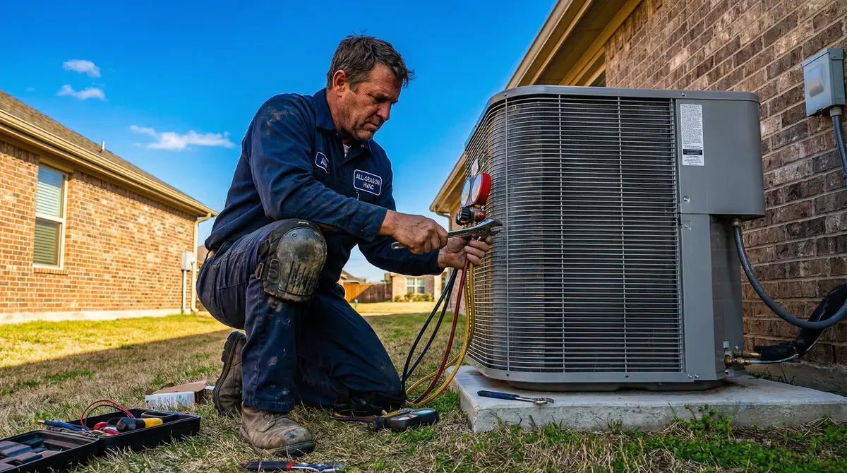 HVAC technicians busy during a spring demand surge